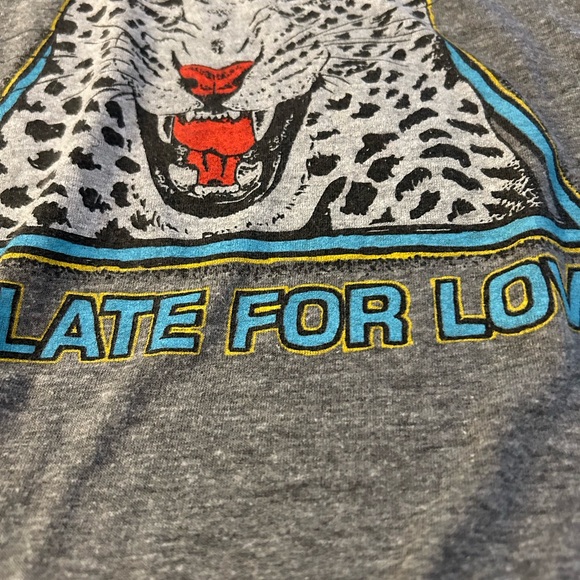 DAYDREAMER Def Leopard Long Sleeve Tee‎ Top Grey XL - Picture 4 of 9